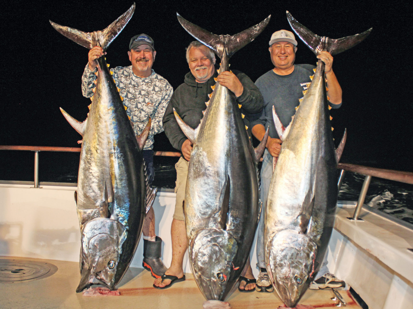 Southern California Bluefin Tuna Fishing at Night