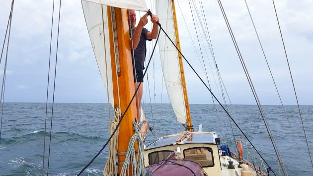 Two sailors’ epic eastbound journey halfway around the globe