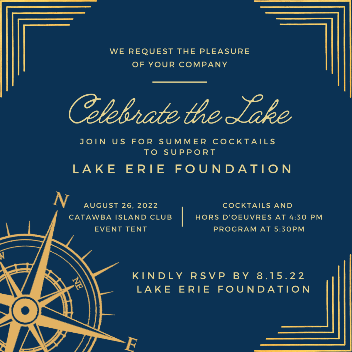Lake Erie Foundation to Host Celebrate the Lake