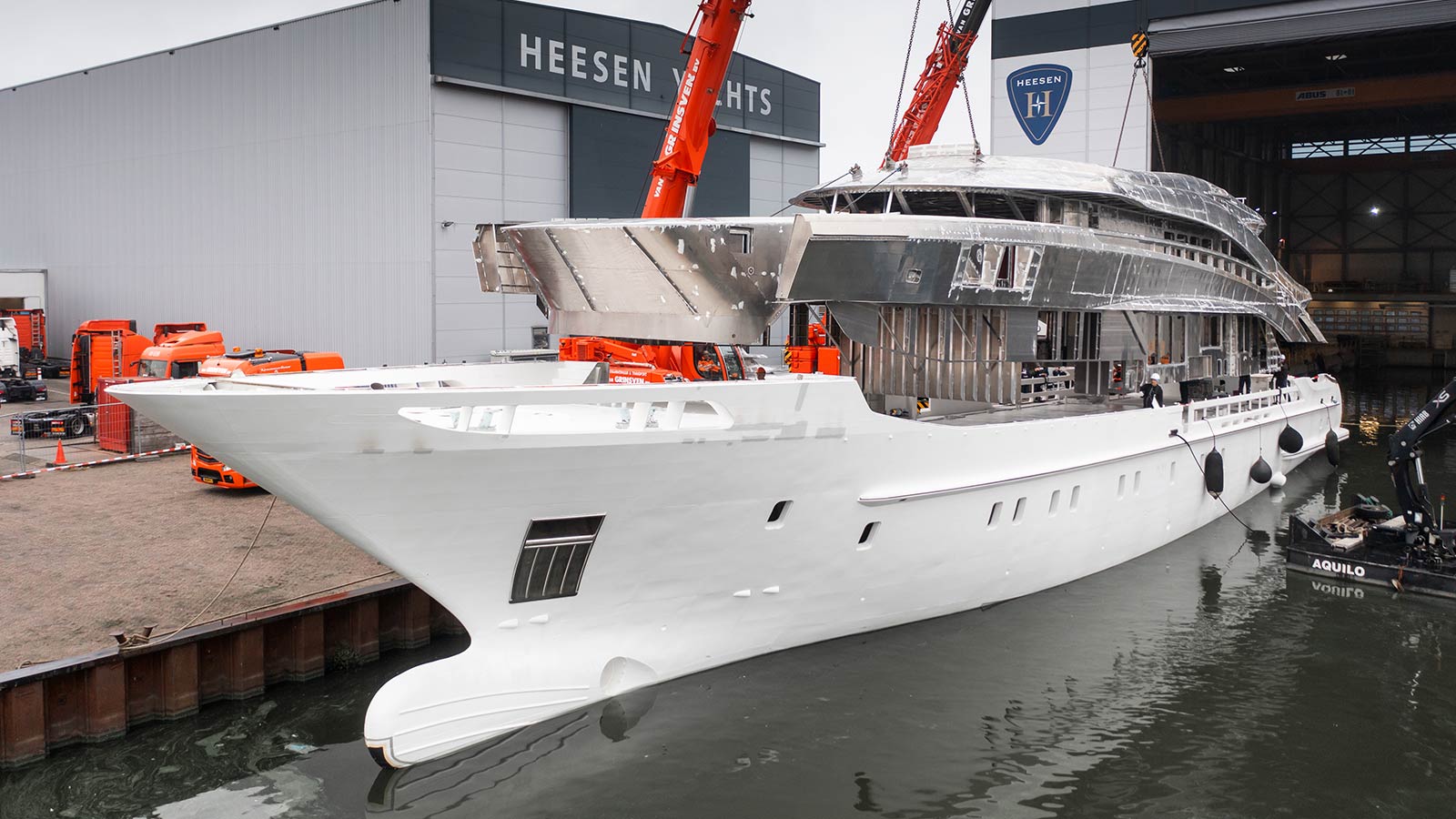 Project update: The hull and superstructure of YN 20150 Project Oslo24 are now joined together!
