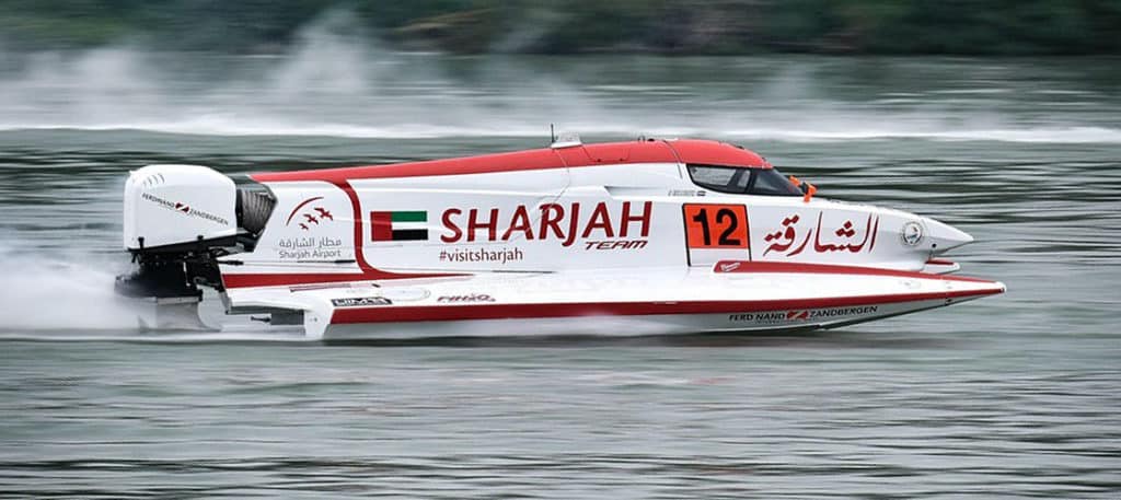 Sharjah Team Rookie Zandbergen Wins F1H2O Grand Prix Of Italy