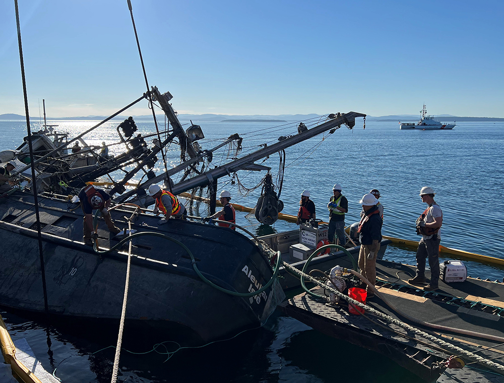 Sunken Fishing Vessel No Longer Environmental Threat: USCG