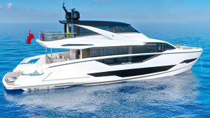 Sunseeker Ocean 182 first look: British yard to offer tri-deck version of 90ft yacht