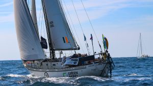 Golden Globe Race favourite Damien Guillou faces mid-ocean rudder repairs