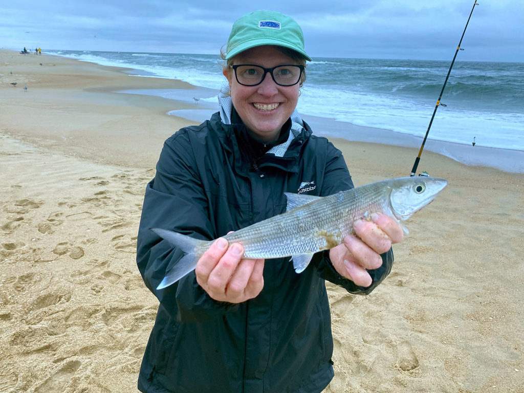 North Carolina Surf Caster Lands Rare Bonefish from the Beach