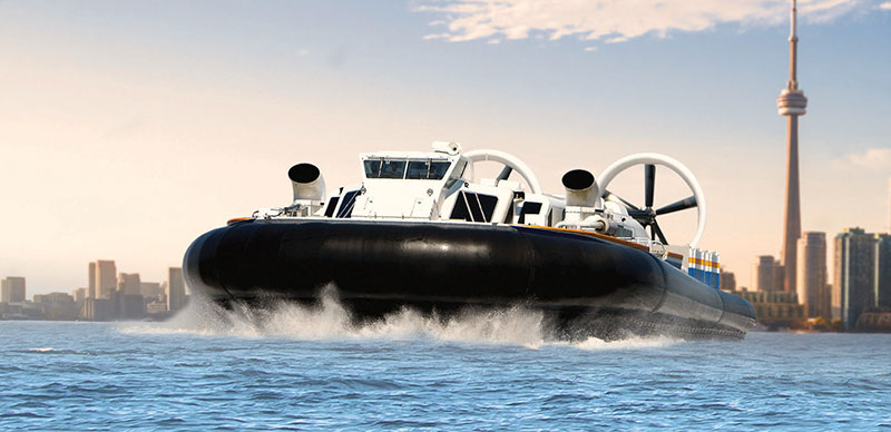 Take a Hovercraft Across Lake Ontario Next Summer