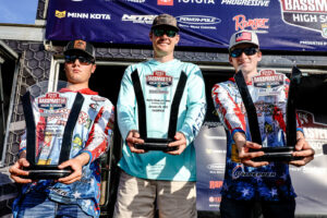 Bed fishing leads Branch and Beach to Bassmaster High School Series win on Harris Chain