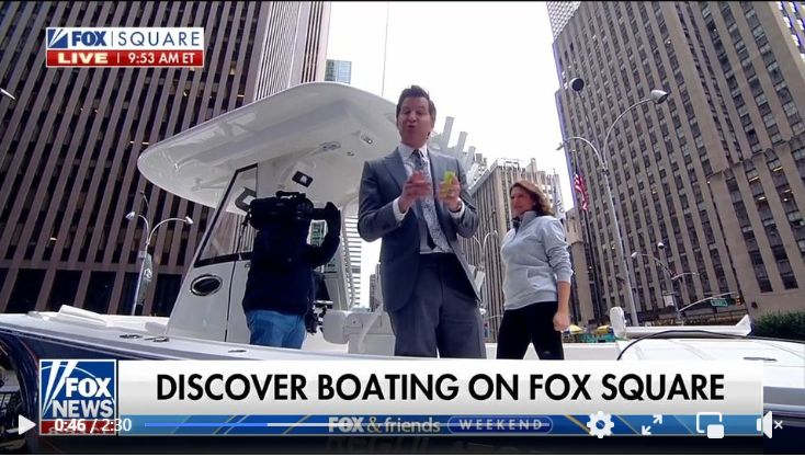Fox & Friends promotes New York Boat Show