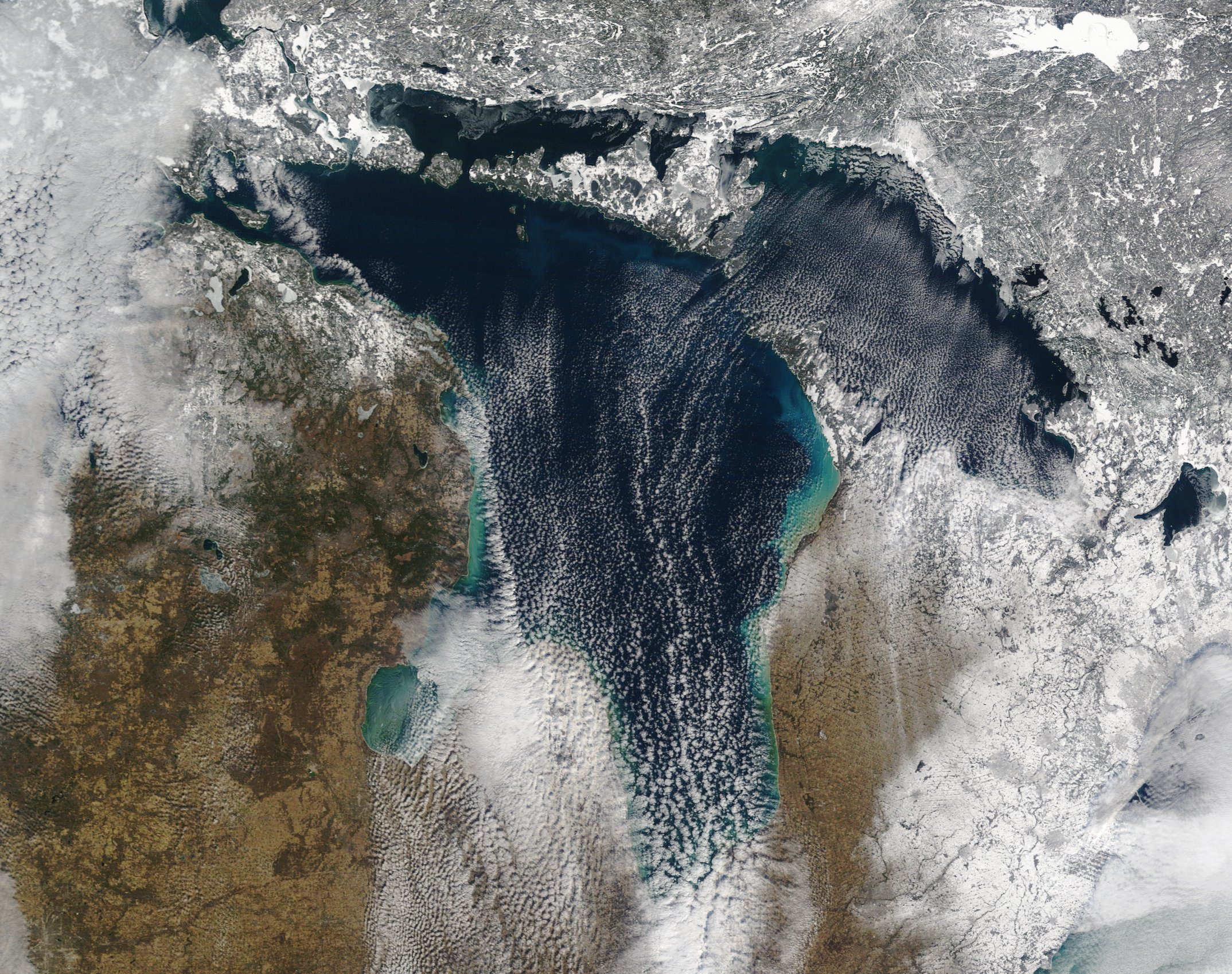 Great Lakes Ice Coverage is Down