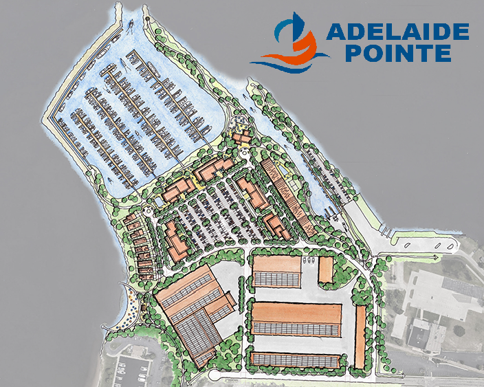Muskegon Lake’s Adelaide Pointe to Feature Super Yacht Slips