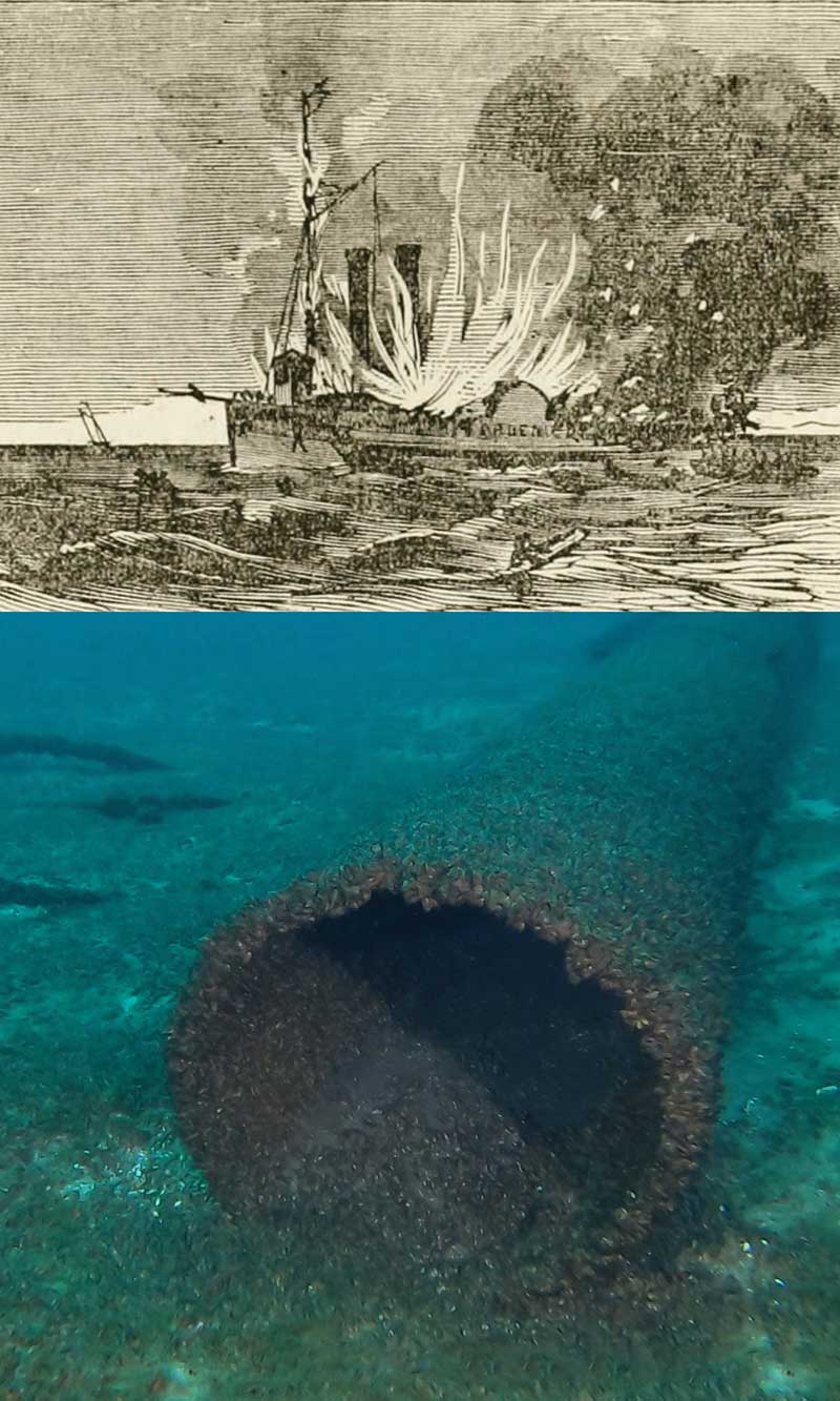 Smokestack from Phoenix Shipwreck Found in Lake Michigan