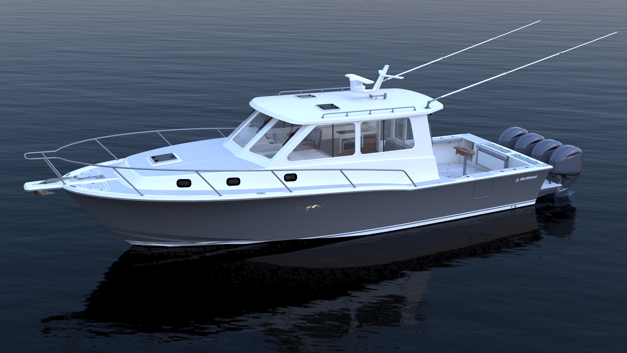 ANNOUNCING THE NORTHCOAST 415HT- SPORTFISHING PILOTHOUSE