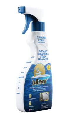 HullMagic: A New Product that Keeps Boats Clean and Stain Free with One Application, No Scrubbing ad Simple Rinse with Clean Water
