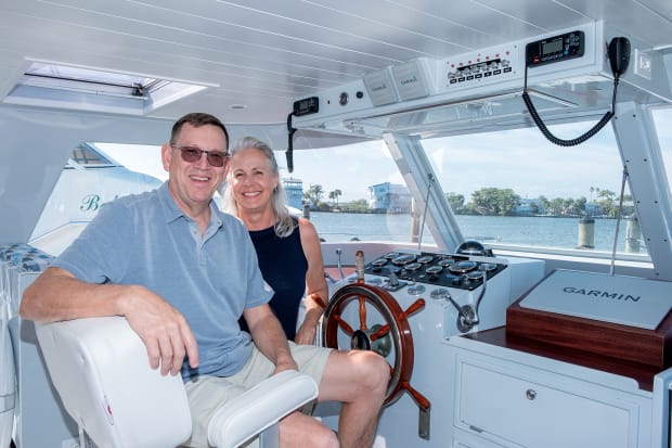 Refitting a 1967 Huckins Linwood