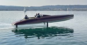 Spirit Yachts unveils stunning long-range electric flying boat