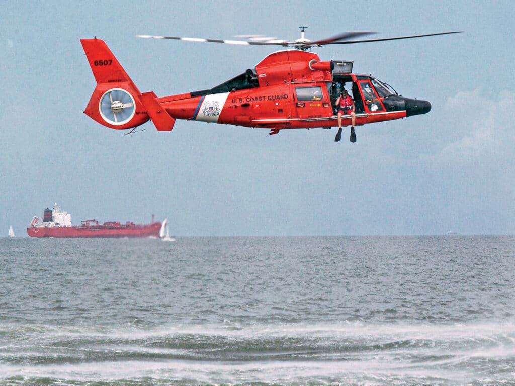 US Coast Guard MH-65 Dolphin Helicopters